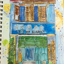 Mi proyecto del curso: Dibujo arquitectónico expresivo con marcadores de colores. Sketching, Drawing, Architectural Illustration, Sketchbook & Ink Illustration project by silviacoc - 03.18.2024