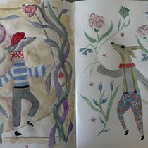 Giovanni, the little italian greyhound. Un projet de Illustration traditionnelle, Aquarelle et Illustration jeunesse de Ursula - 16.03.2024