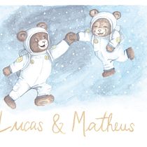 My project for course: Animal Characters in Watercolor for Children’s Books. Traditional illustration, Fine Arts, Painting, Drawing, Watercolor Painting, Children's Illustration, and Narrative project by Cristine Girardi-Heer - 03.18.2024