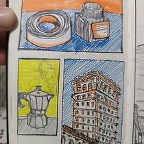 Mi proyecto del curso: Sketchbook para principiantes: aprende a dibujar tu entorno . Un projet de Illustration traditionnelle, Esquisse , Créativité, Dessin , et Carnet de croquis de armanzalicea - 18.03.2024