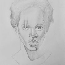 Meu projeto do curso: Retratos realistas a lápis: luz, sombra e proporção. Traditional illustration, Fine Arts, Sketching, Pencil Drawing, Drawing, Portrait Drawing, Realistic Drawing, Artistic Drawing, and Figure Drawing project by Lucia Afonso - 03.13.2024
