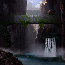 Mi proyecto del curso: Diseño conceptual de ruinas antiguas. Un progetto di 3D, Illustrazione digitale, Modellazione 3D e Arte concettuale di guillermo.sirera123 - 19.03.2024