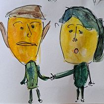 Mon projet du cours : L’art du sketching : transformez vos esquisses en œuvres d’art. Un projet de Illustration traditionnelle, Dessin au cra, on, Dessin , et Carnet de croquis de Coraline Renaud - 19.03.2024