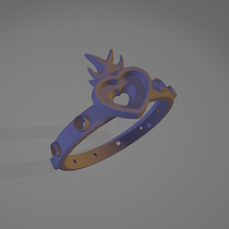 Mi proyecto del curso: Diseño y modelado 3D para piezas de joyería. Accessor, Design, Product Design, 3D Modeling, and 3D Design project by Paloma Herrera - 03.18.2024
