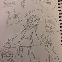 aqua Ein Projekt aus dem Bereich Design von Figuren, Skizzenentwurf, Bleistiftzeichnung, Zeichnung und Sketchbook von Beatriz Heimann Gesser - 19.03.2024