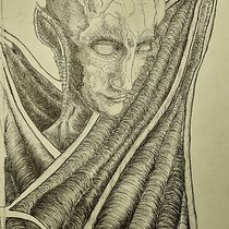 Mój projekt z kursu: Surrealistyczny rysunek cienkopisem. Desenho e Ilustração com tinta projeto de Paweł Gruszczyk - 20.03.2024