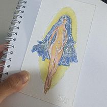 My project for course: Inside a Creative Notebook: Explore Your Illustration Process. Traditional illustration, Sketching, Creativit, Drawing, Watercolor Painting, Children's Illustration, Sketchbook, and Gouache Painting project by gabrielledelgado - 03.20.2024