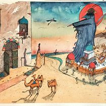 Mon projet du cours : Récits illustrés : de l’idée au papier. Traditional illustration, Fine Arts, Painting, Pencil Drawing, Drawing, Watercolor Painting, Children's Illustration, and Narrative project by Thomas Thomas Terrasse - 03.18.2024
