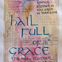 My project for course: Calligraphy as Visual Poetry. Caligrafia projeto de Sue Orchison - 20.03.2024