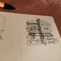 Il mio progetto del corso: Disegno architettonico espressivo con pennarelli colorati. Sketching, Drawing, Architectural Illustration, Sketchbook & Ink Illustration project by puzzarinimattia - 03.20.2024
