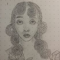 Mon projet du cours : Carnet de portraits : explorez le visage humain. Sketching, Drawing, Portrait Drawing, Artistic Drawing, and Sketchbook project by Ketsia Bokele - 03.20.2024