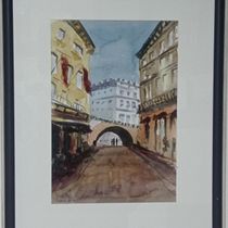 Mi proyecto del curso: Representación arquitectónica en acuarela. Traditional illustration, Sketching, Drawing, Watercolor Painting, Architectural Illustration, and Sketchbook project by Marco Guerrero - 03.21.2024