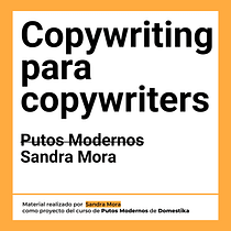Mi proyecto del curso: Copywriting para copywriters. Un progetto di Pubblicità, Cop, writing, Stor, telling e Comunicazione di moratoses - 21.03.2024