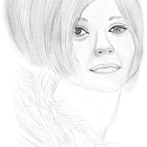 Inspired by VM. Sketching, Drawing, Portrait Drawing, Artistic Drawing, and Sketchbook project by tattooed_librarian - 03.20.2024