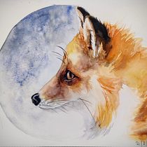 My project for course: Expressive Animal Portraits in Watercolor. Un proyecto de Ilustración tradicional, Pintura a la acuarela, Dibujo realista e Ilustración naturalista				 de Sarah Macdonald - 21.03.2024