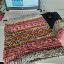 Mi proyecto del curso: Tejido de punto con la técnica jacquard. Accessor, Design, Fashion Design, Fiber Arts, DIY, Knitting, and Textile Design project by Liliana Torres - 03.21.2024