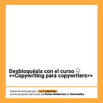 Mi proyecto del curso: Copywriting para copywriters. Un progetto di Pubblicità, Cop, writing, Stor, telling e Comunicazione di camilob96_26 - 18.03.2024