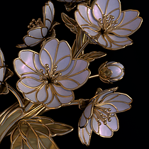 My project for course: 3D jewel-like designs inspired by nature. Un projet de 3D , et Modélisation 3D de Ирина Смусева - 26.02.2024