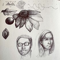 My project for course: Sketchbook Illustration with Pen: Embracing Mistakes. Sketching, Drawing, Sketchbook & Ink Illustration project by clairecajal - 03.23.2024