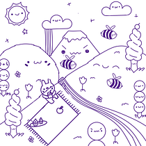 My project for course: Designing Kawaii Worlds: Spread Joy Through Illustration. Character Design, Digital Illustration, and Manga project by Michelle Lovell - 03.23.2024