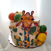 Mi proyecto del curso: Cake design: técnicas decorativas modernas ¨zafari¨. Un progetto di Design e DIY di Dulce Quiroz - 22.03.2024