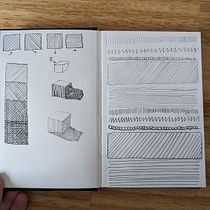 Carnet de croquis : illustrations hachurées. Traditional illustration, Sketching, Drawing, Sketchbook & Ink Illustration project by Vigi - 03.24.2024