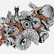 Mi proyecto del curso: Ilustración con Procreate: composiciones llenas de detalles. Design, Ilustração tradicional, Ilustração digital, e Pintura digital projeto de Julio Barahona Orozco - 25.03.2024