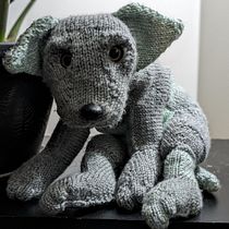 My project for course: Knitting Realistic Stuffed Animals: Make a Puppy from Yarn. Fiber Arts, DIY, Knitting, and Textile Design project by shadypanduh - 03.24.2024