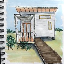 My project for course: Expressive Architectural Sketching with Colored Markers. Drawing, Architectural Illustration, Sketchbook, Ink Illustration, and Sketching project by Tammy - 03.25.2024
