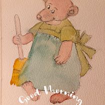 My project for course: Animal Characters in Watercolor for Children’s Books. Traditional illustration, Fine Arts, Painting, Drawing, Watercolor Painting, Children's Illustration, and Narrative project by anitabearlace - 03.25.2024