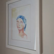 My project for course: Contemporary Portraiture in Watercolor of Adriana Calcanhotto. Een project van  Beeldende kunst, Schilderij, Aquarelschilderen y  Portrettekening van Cliona Ryan - 25.03.2024
