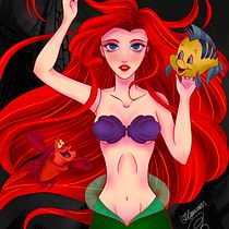 Mi proyecto del curso: Ariel. Character Design, Digital Illustration, Digital Drawing, and Digital Painting project by Nereide Nené - 03.25.2024