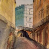 My project for course: Architectural Illustration with Watercolor. Traditional illustration, Sketching, Drawing, Watercolor Painting, Architectural Illustration, and Sketchbook project by minatm68 - 03.26.2024