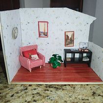 Mi proyecto del curso: Creación de casas en miniatura y mobiliario desde cero. Artesanato, Design de brinquedos, e DIY projeto de Massiel Vallejos - 18.03.2024