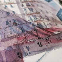 Mi proyecto del curso: Dibujo arquitectónico con acuarela y tinta. Sketching, Drawing, Watercolor Painting, Architectural Illustration, Sketchbook & Ink Illustration project by munozmunozmonica - 03.27.2024