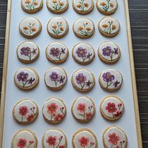 Mon projet du cours : Art culinaire : techniques d'aquarelle pour biscuits illustrés. Un proyecto de Ilustración tradicional de Julie Gournier - 23.03.2024