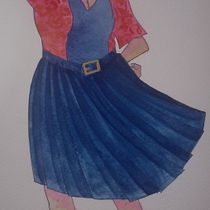 Mi proyecto del curso: Ilustración de bocetos de moda. Een project van Traditionele illustratie,  Schetsen,  Modeontwerp, Digitale tekening y Mode-illustratie van nicole_ayala - 28.03.2024