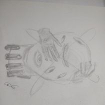 Mi proyecto del curso: Dibujo anatómico para principiantes Ein Projekt aus dem Bereich Bildende Künste, Skizzenentwurf, Bleistiftzeichnung, Zeichnung, Realistische Zeichnung und Anatomische Zeichnung von Nao Guadalupe - 25.03.2024