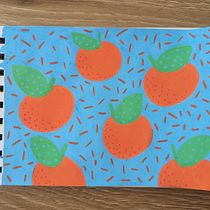 My project for course: Botanical Patterns in a Sketchbook: Conquer the Blank Page. Ilustração tradicional, Pattern Design, Ilustração botânica, e Sketchbook projeto de Holly Clothier - 28.03.2024