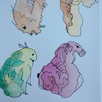 Mon projet du cours : Esquisse quotidienne pour une inspiration créative. Traditional illustration, Sketching, Creativit, Drawing, and Sketchbook project by Michelle Guay - 03.29.2024