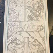Mi proyecto del curso: El cómic de superhéroes: narrativa y realización gráfica. Un projet de Illustration traditionnelle, B, e dessinée, Dessin au cra, on, Dessin , et Narration de Cynthia Pérez - 29.03.2024