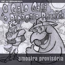 O Galo Galã e o Papagaio Peralta. Projekt z dziedziny Pisanie, Stor, telling, Ilustracje dla dzieci, Kreat, wne zabaw, z dziećmi, Narracja, Beletr, st, ka, Kreat, wne pisanie i Literatura dziecięca użytkownika João Marreiro - 29.03.2024