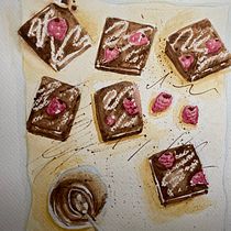 Il mio progetto del corso:  Gustose illustrazioni gastronomiche ad acquerello. Projekt z dziedziny Trad, c, jna ilustracja,  Sztuki piękne,  Malarstwo i Malowanie akwarelą użytkownika elle_digi - 29.03.2024