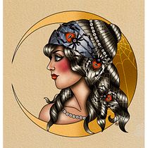 My project for course: Design Old-School Tattoos in Procreate. Projekt z dziedziny  R, sunek, Ilustracja c, frowa i Projektowanie tatuaż użytkownika Carrie Apps - 28.03.2024