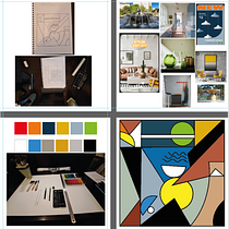 Mi proyecto del curso: Diseño de composiciones de arte abstracto Ein Projekt aus dem Bereich Design, Traditionelle Illustration, Bildende Künste, Grafikdesign und Digitales Design von JOSE FEDRICK KNIGHT - 09.03.2024