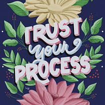 Meu projeto do curso: Lettering digital: combine flores e letras com Procreate. Lettering, and Digital Lettering project by Jeh Cerqueira - 03.31.2024