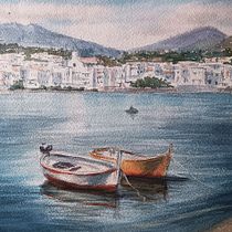 Mi proyecto del curso: Pintura en acuarela de paisajes marinos. Painting, Watercolor Painting, and Naturalistic Illustration project by Oscar Acevedo - 03.31.2024