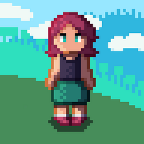 Projeto do curso: Introdução ao desenho de personagens em pixel art. Un progetto di Character design, Videogiochi, Pixel art e Progettazione di videogiochi di Pam Souza - 29.03.2024