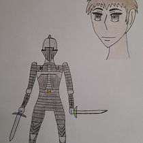 Mi proyecto del curso: Dibujo de personajes manga desde cero. Traditional illustration, Character Design, Comic, Pencil Drawing, Drawing, and Manga project by Alvaro rojas salinas - 03.31.2024