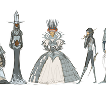 My project for course: Captivating and Dynamic Character Creation. Un projet de Illustration traditionnelle, Conception de personnages, Illustration numérique , et Dessin numérique de chanwingtin - 01.04.2024